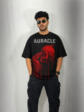 Crimson Skull Oversized Graphic T-Shirt 🔥