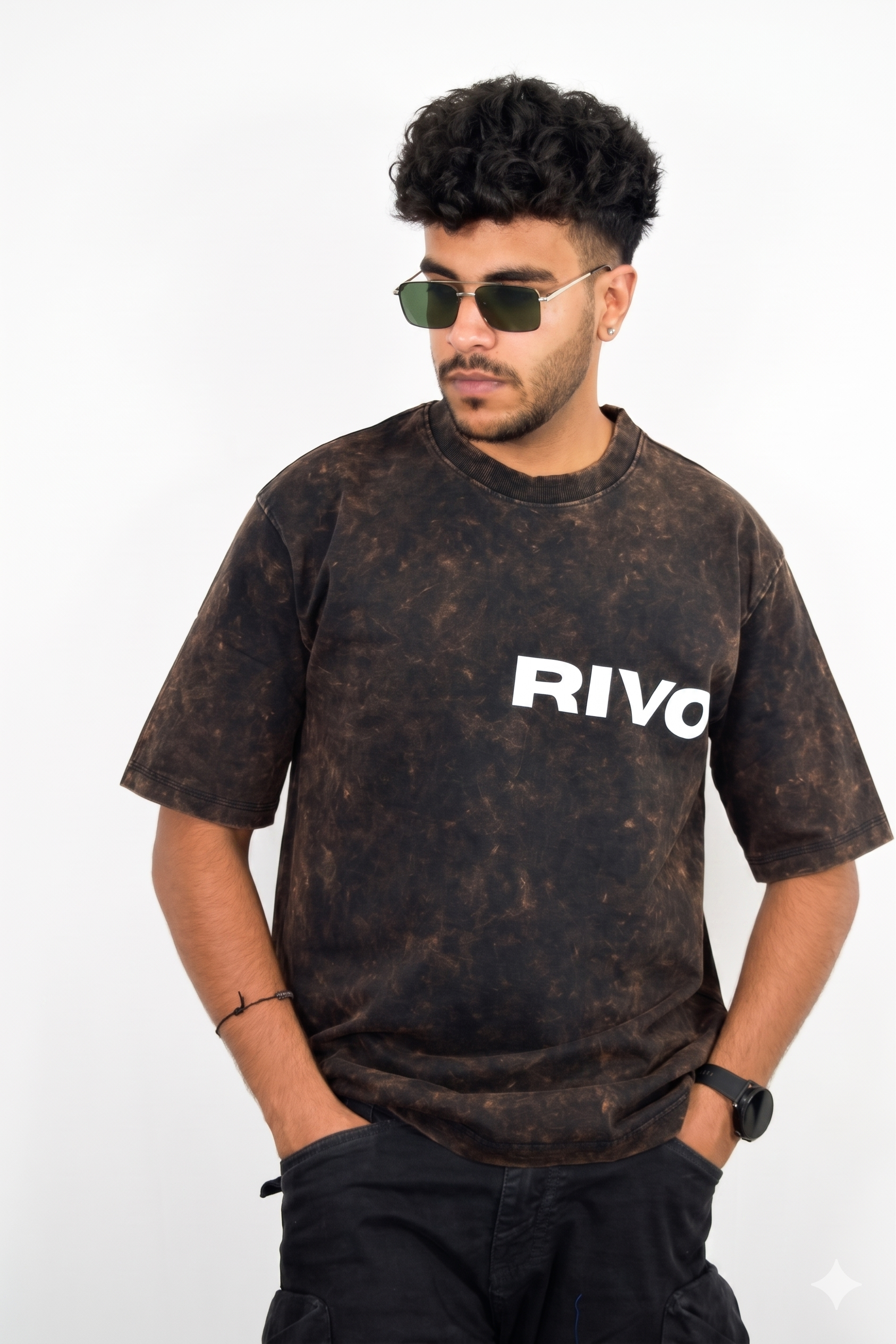 Midnight Rust Oversized Tee
