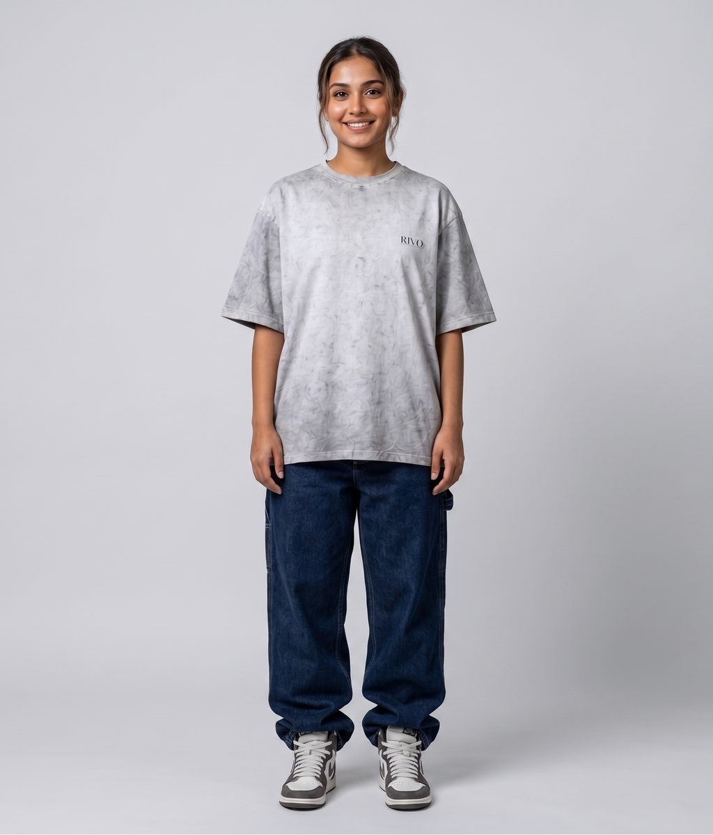 Frost Fade Oversized Tee
