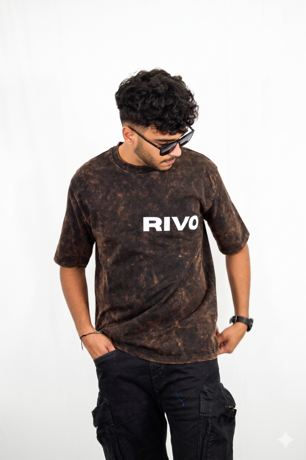 Midnight Rust Oversized Tee