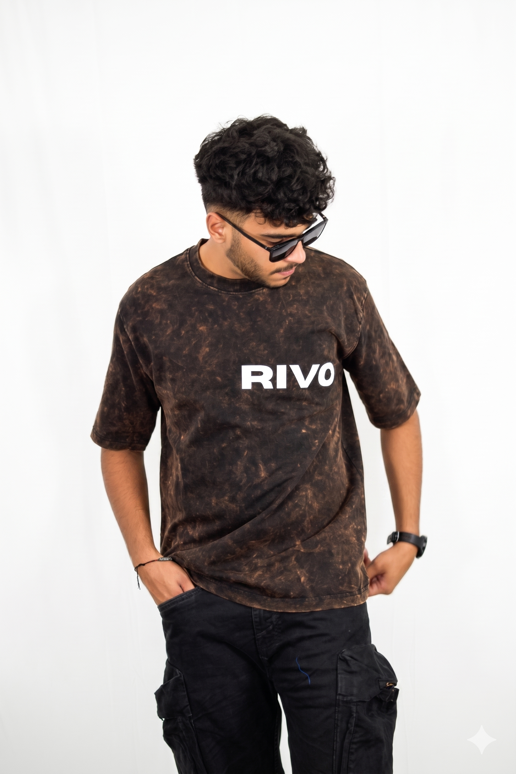 Midnight Rust Oversized Tee