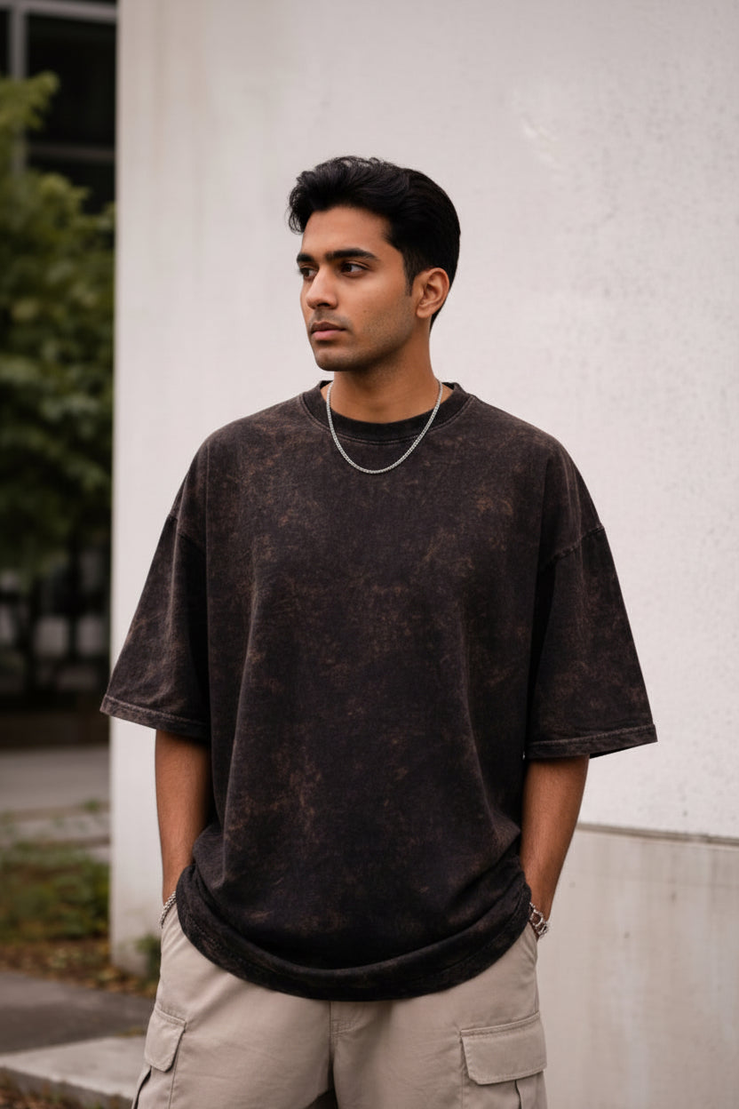 Midnight Rust Oversized Tee