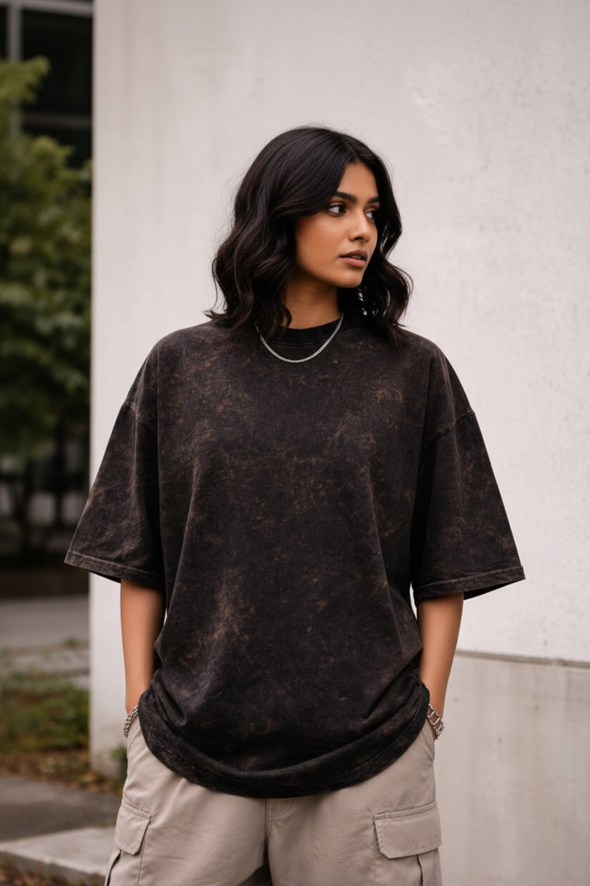 Midnight Rust Oversized Tee