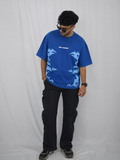 “Azure Phantom Oversized Tee''